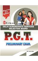 Delhi SSSB PGT Preliminary Exam.