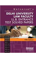 Universal's Delhi University Law Faculty LL.B. Entrance Test Solved Papers