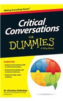 Critical Conversations For Dummies