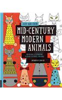 Mid-Century Modern Animals: 30 Original Illustrations to Color, Customize, and Hang