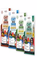 Educart NTA CUET Physics, Chemistry, Biology & English Practice Papers Set of 4 Books for July 2022 Exam (Strictly based on the Latest Official CUET-UG Mock Test 2022)