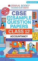 Oswaal CBSE Sample Question Papers Class 12 Accountancy Book (For Board Exams 2024) | 2023-24