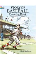 Story of Baseball Coloring Book