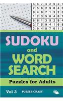 Sudoku and Word Search Puzzles for Adults Vol 3