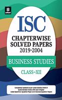 ISC Chapterwise Solved Papers Business Studies Class 12 for 2021 Exam