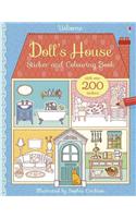 Doll's House Sticker and Colouring Book