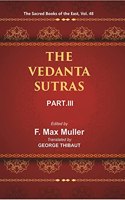 THE VEDANTA SUTRAS, Vol part-3