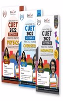 Educart NTA CUET Physics, Chemistry & Mathematics Practice Papers Set of 3 Books for July 2022 Exam (Strictly based on the Latest Official CUET-UG Mock Test 2022)