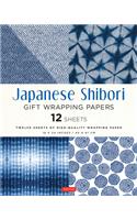 Japanese Shibori Gift Wrapping Papers - 12 Sheets