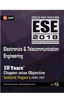 UPSC ESE 2018 Electronics & Telecommunication Engineering - Chapter-wise Solved Papers