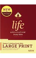 NIV Life Application Study Bible, Third Edition, Large Print (Red Letter, Hardcover)