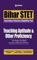 Bihar STET Secondary Teachers Eligibility Test Teaching Aptitude & Other Proficiency 2019