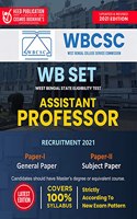 WBCSC - WB SET - Assistant Professor