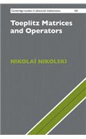 Toeplitz Matrices and Operators