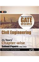 GATE 2020 : Civil Engineering - 24 Years' Chapter-Wise Solved papers (1992-2019)