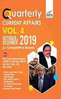 Quarterly Current Affairs Vol. 4 - October to December 2019 for Competitive Exams