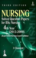 Nursing Solved Question Paper for BSc Nursing (2013-2009)