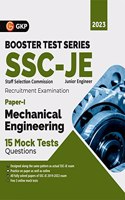 SSC : Booster Test Series - JE Paper I - Mechanical Engineering - 15 Mock Tests (includes 2019-2022 papers) by GKP