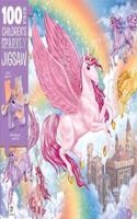 100-Piece Children's Sparkly Jigsaw: Unicorn Kingdom