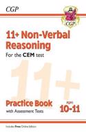 11+ CEM Non-Verbal Reasoning Practice Book & Assessment Tests - Ages 10-11 (with Online Edition): for the 2025 exams