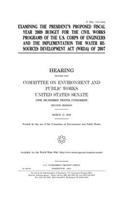 Examining the President's proposed fiscal year 2009 budget for the civil works programs of the U.S. Corps of Engineers and the implementation the Water Resources Development Act (WRDA) of 2007