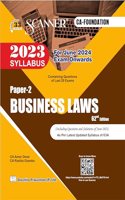 Scanner for Business Laws (Paper 2) - Containing questions of last 20 Exams | CA Foundation | June 2024 Exam | New Syllabus | Regular Edition