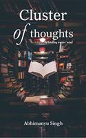 Cluster of thoughts of budding writers' mind