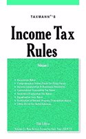 Income Tax Rules (Set of 2 Volumes) (55th Editon 2018)