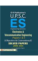 UPSC (ES) Electronics & Telecommunication Engineering Objective & Conventional Paper I & II Solved Paper (2000-2014)