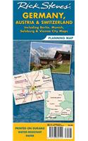 Rick Steves Germany, Austria & Switzerland Planning Map