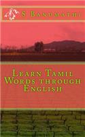 Learn Tamil Words through English