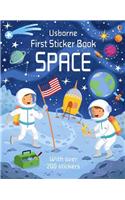 First Sticker Book Space