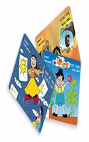 Short Story books with exercises for kids aged 5-6 years ( Kannada Tri Combo )