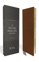 Niv, Side-Column Reference Bible, Wide Margin, Premium Goatskin Leather, Brown, Premier Collection, Comfort Print