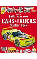 Build Your Own Cars and Trucks Sticker Book