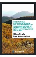 OHIO STATE BAR ASSOCIATION. REPORTS, VOL