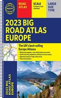 2023 Philip's Big Road Atlas Europe