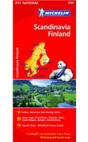 Scandinavia & Finland - Michelin National Map 711