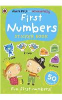 First Numbers: A Pirate Pete and Princess Polly sticker activity book