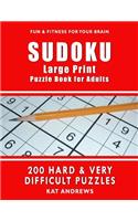 SUDOKU Large Print Puzzle Book for Adults