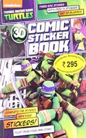 Nickelodeon Teenage Mutant Ninja Turtles 3D Comic Sticker Book