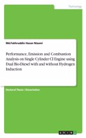 Performance, Emission and Combustion Analysis on Single Cylinder CI Engine using Dual Bio-Diesel with and without Hydrogen Induction