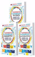 Oswaal Topper's Handbook of (Set of 3 Books) Physics, Chemistry, Mathematics Books