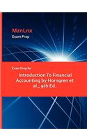 Exam Prep for Introduction to Financial Accounting by Horngren et al., 9th Ed.