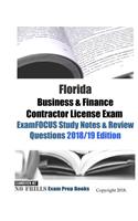 Florida Business & Finance Contractor License Exam ExamFOCUS Study Notes & Review Questions