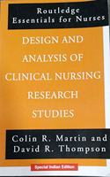 Design and Analysis of Clinical Nursing Research Studies