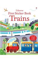 First Sticker Book Trains