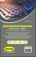 DECODE Basic Electrical Engineering(END-SEM EXAM)for SPPU 15 Course (FE - I - Common - 103004)