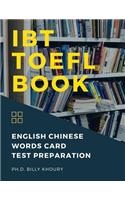 IBT TOEFL Book English Chinese Words Card Test Preparation