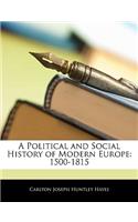 Political and Social History of Modern Europe